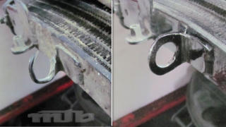 Auch dünnwandige Aluminiumteile lassen sich WIG-schweißen. Diese Halterung eines KTM-Kühlers haben wir erneuert.